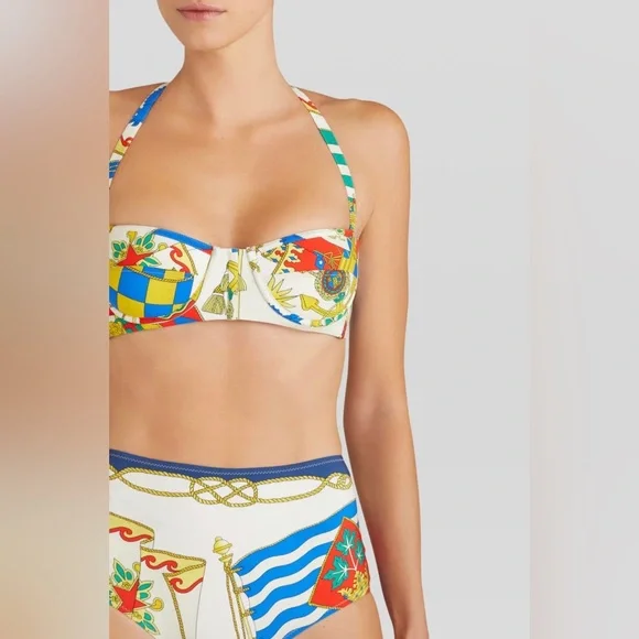 Etro nautical print push up two piece bikini - Picture 3 of 13